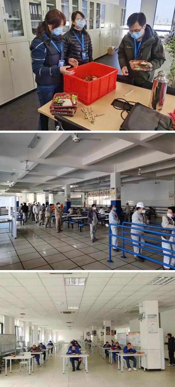 員工就餐：分開(kāi)、分開(kāi)、分開(kāi)